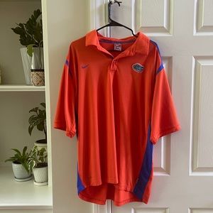 Nike dry fit Florida Gators polo